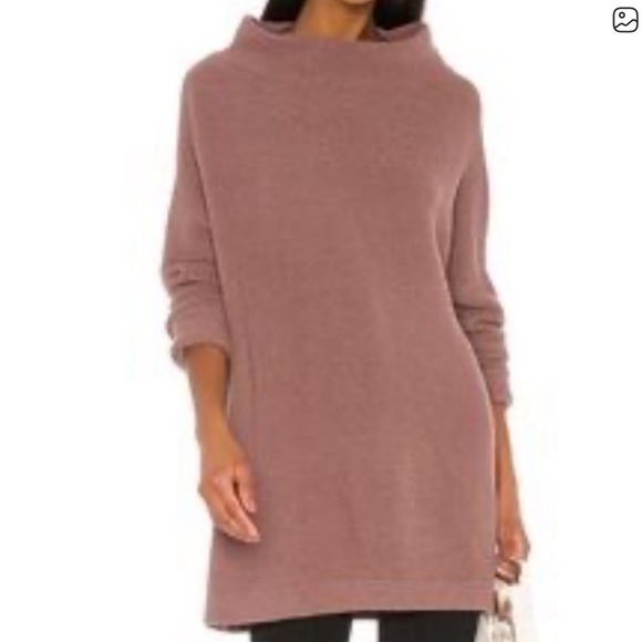 Free People Sweaters - Free people xs ottoman  Cozy Mauve Sweater